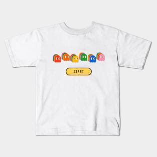 Gamer Cute Ghost Kids T-Shirt